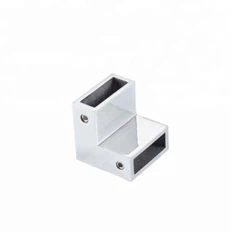 Conector de esquina de vidrio de acero inoxidable CNC